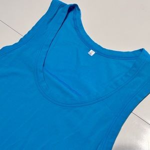 Lululemon Men’s Bright Blue Tank Top, Medium